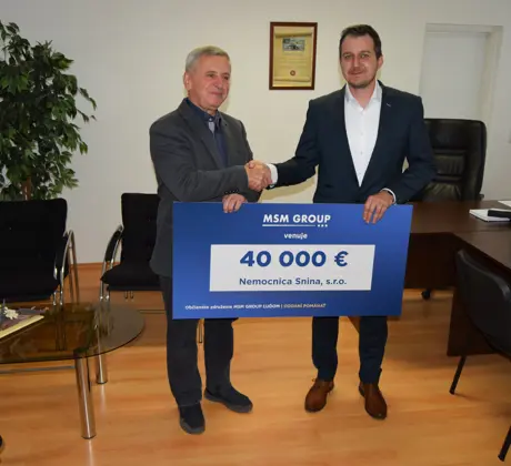 Nové prístroje vďaka daru od MSM GROUP ĽUĎOM